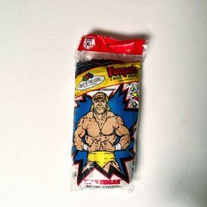 Hulk Hogan WWF Wrestling 1991 Vintage 3 Pack Boys Briefs Size 6 Funpals Navy